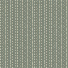 Rickrack Moss Wavy Vertical Stripe Wallpaper