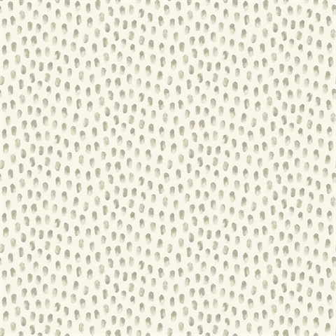 Sand Drips Grey Painted Dots Watercolor Wallpaper