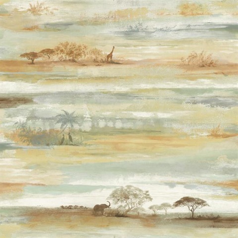 Savanna Sunset Peel and Stick Wallpaper