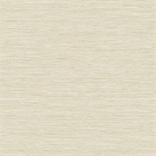 Savannah Faux Beach Grasscloth Cream Wallpaper