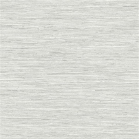 Savannah Faux Beach Grasscloth Fog Wallpaper