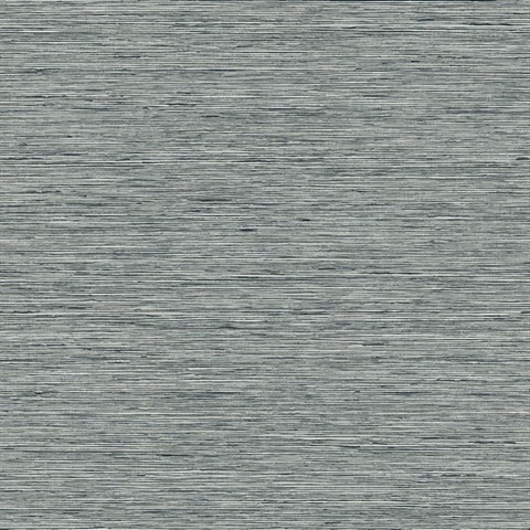 Savannah Faux Beach Grasscloth Heathered Grey Wallpaper