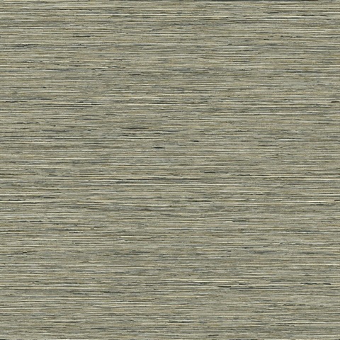 Savannah Faux Beach Grasscloth Shale Wallpaper