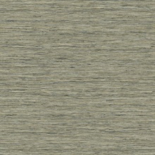 Savannah Faux Beach Grasscloth Shale Wallpaper