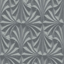 Sculpted Charcoal Fans Wallpaper