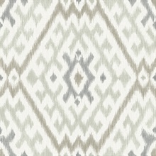 Solola Stone Ikat Wallpaper