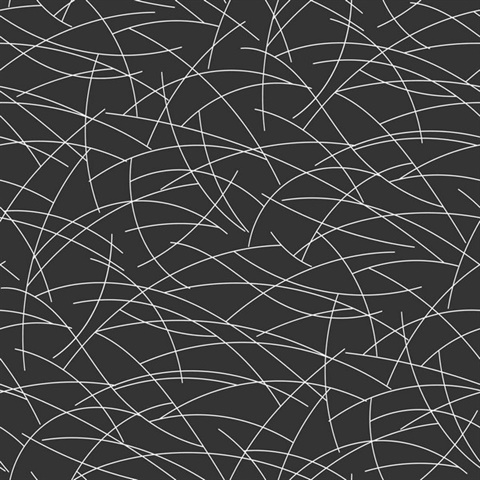 Tenebria Raven Modern Wavy Lines Wallpaper