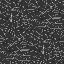 Tenebria Raven Modern Wavy Lines Wallpaper