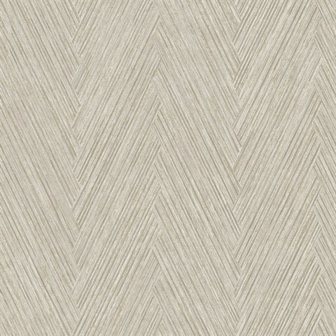 Thatched Chevron Linen Wallpaper