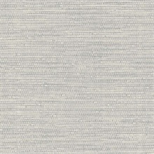 Tok Half Moon Grey Textured Faux Basketweave Wallpaper