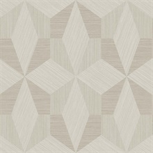 Turku 27 Coconut Fabric Backed Vinyl Wallpaper