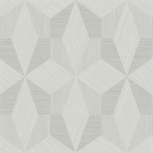 Turku 27 Winter Grey Fabric Backed Vinyl Wallpaper