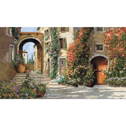 MP4871M | Tuscan Breezeway Small Mural