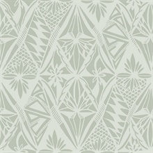 Urbane Sage Diamonds Wallpaper