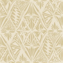 Urbane Yellow Diamonds Wallpaper