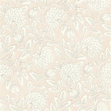 Vadouvan Blush Jacobean Trail Wallpaper