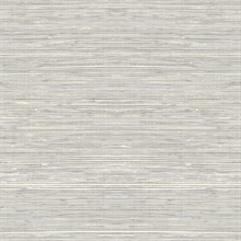 Willow Light Multi Grey Natural Grasscloth Wallpaper