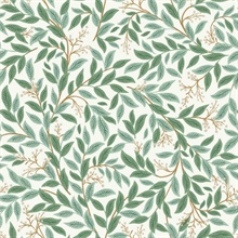 Willowberry Emerald Vine Wallpaper