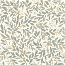 Willowberry Light Taupe Vine Wallpaper